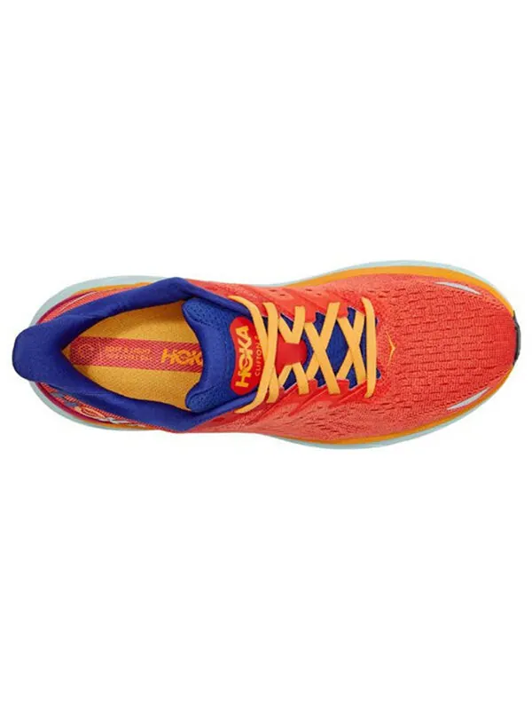 Кроссовки clifton 8 'fiesta orange purple' Hoka One One — изображение 3 из 4, оранжевый/фиолетовый