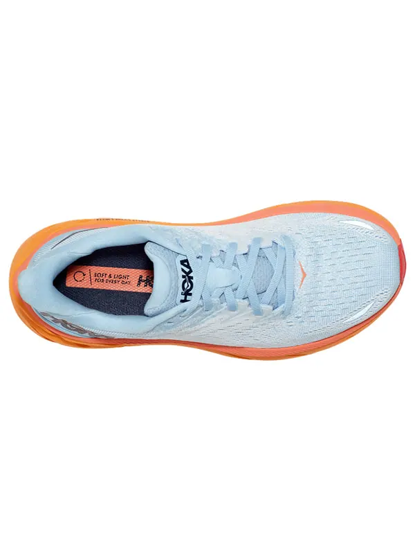 Кроссовки clifton 8 'summer song ice flow' Hoka One One — изображение 3 из 4, прозрачный