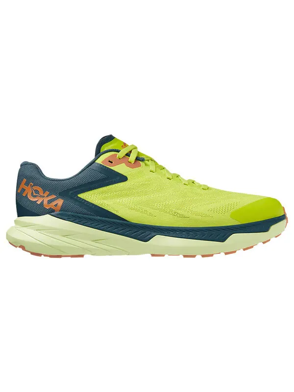 Кроссовки zinal 'evening primrose blue coral' Hoka One One — изображение 2 из 4, зеленый/желтый