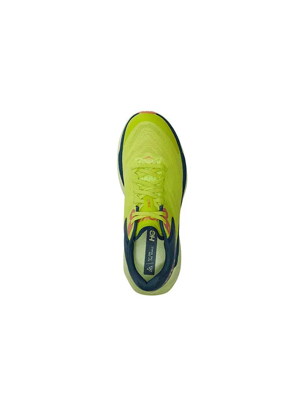 Кроссовки zinal 'evening primrose blue coral' Hoka One One — изображение 3 из 4, зеленый/желтый