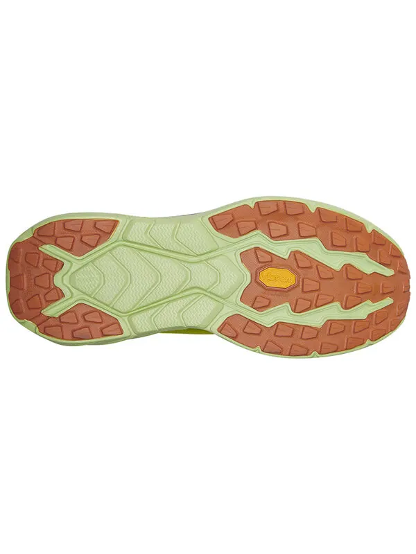 Кроссовки zinal 'evening primrose blue coral' Hoka One One — изображение 4 из 4, зеленый/желтый