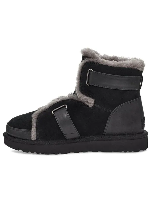 Ботинки зимние UGG Dune Mini с пряжкой — изображение 1 из 4, черный