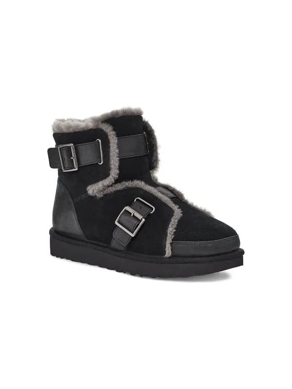 Ботинки зимние UGG Dune Mini с пряжкой — изображение 4 из 4, черный