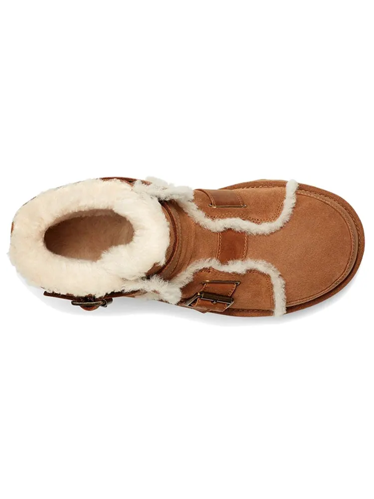 Ботинки зимние UGG WMNS Dune Mini — изображение 6 из 7, коричневый