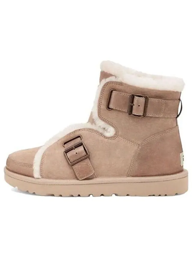 Ботинки зимние UGG WMNS Dune Mini Buckle Boot — изображение 1 из 7, коричневый