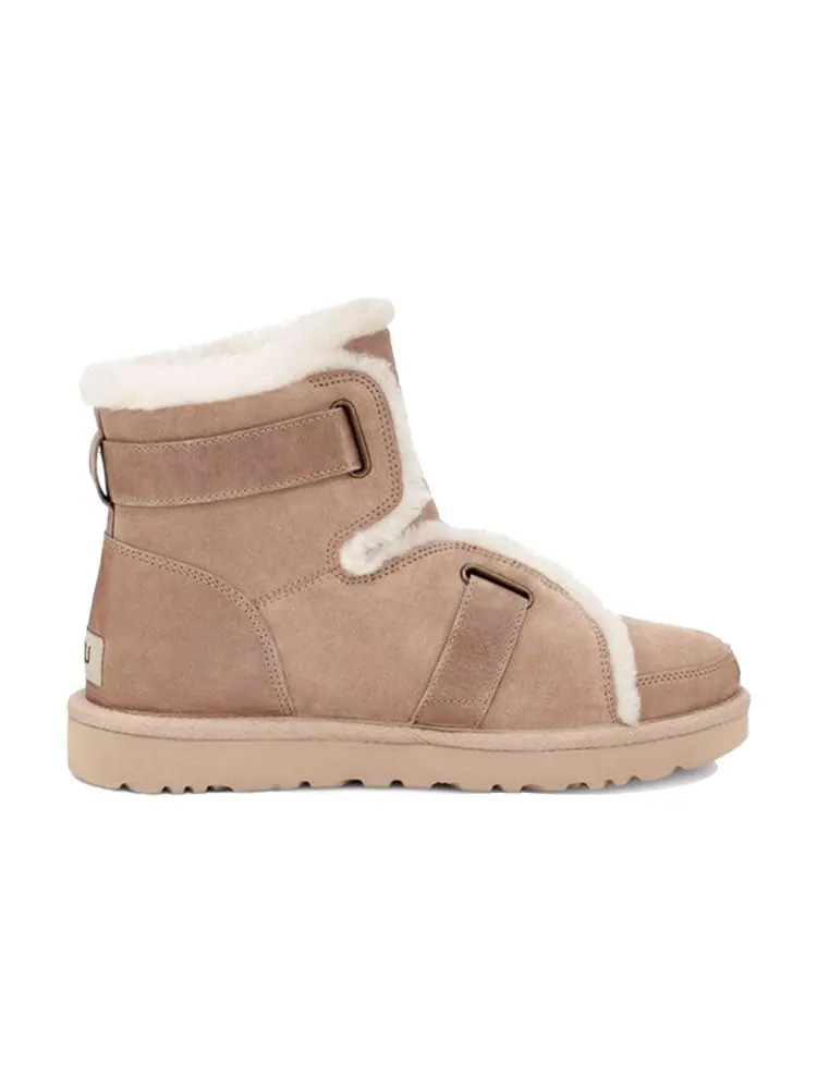 Ботинки зимние UGG WMNS Dune Mini Buckle Boot — изображение 3 из 7, коричневый