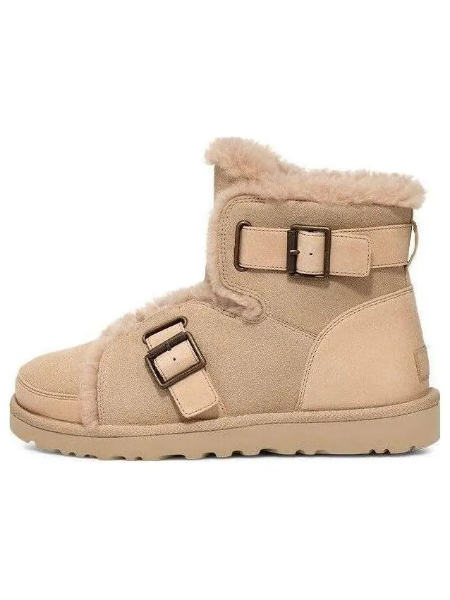 Угги (WMNS) UGG Dune Mini Buckle Boot 'Sawdust' — изображение 1 из 4, бежевый