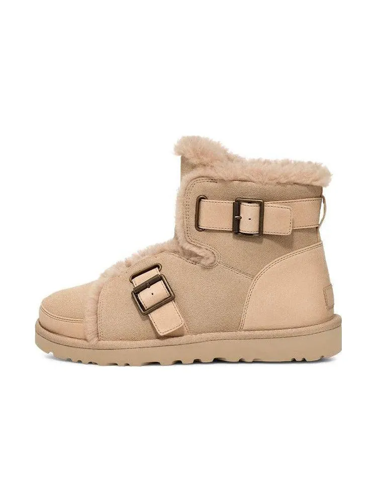 Угги (WMNS) UGG Dune Mini Buckle Boot 'Sawdust' — изображение 2 из 4, бежевый