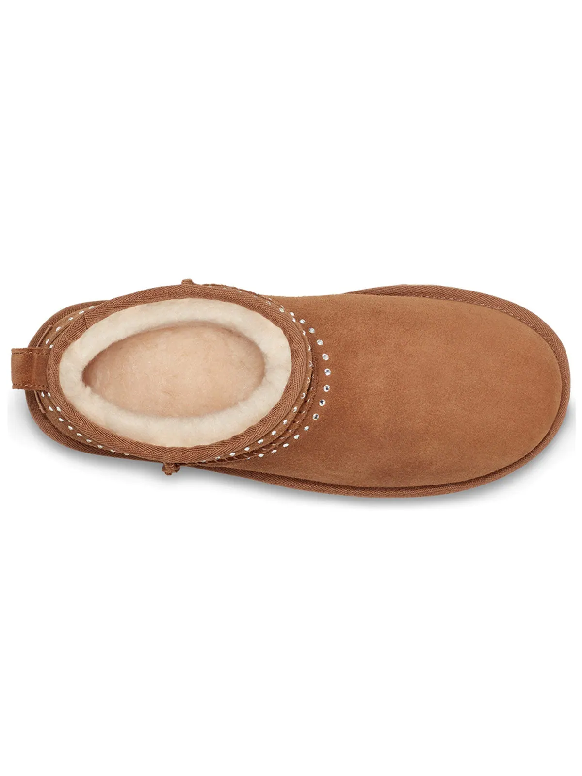 (WMNS) UGG Classic Ultra Mini Bling 'Chestnut' — изображение 6 из 7, коричневый