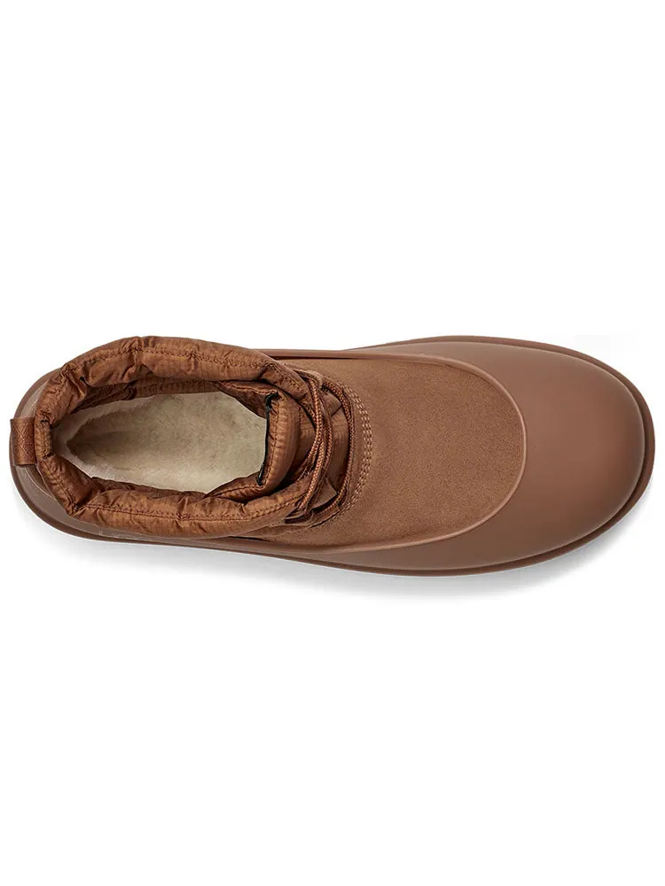 Угги UGG Classic Mini Lace-Up Weather Boot 'Chestnut' — изображение 6 из 7, бежевый