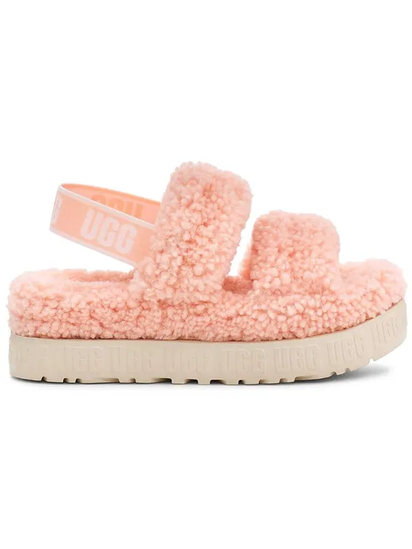 Сандалии, о, пушистая Ugg — изображение 2 из 4, розовый