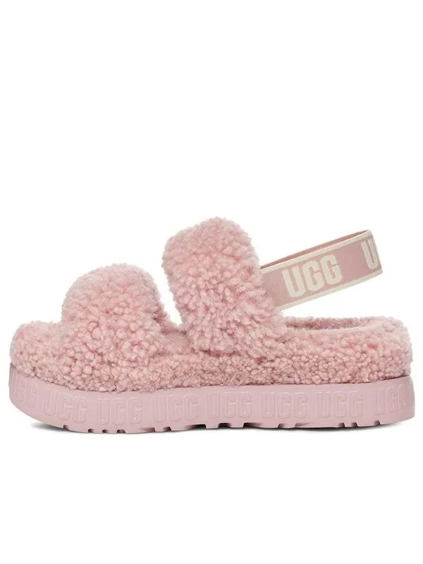 Сандалии oh fluffita 'rose grey' Ugg — изображение 1 из 4, розовый серый