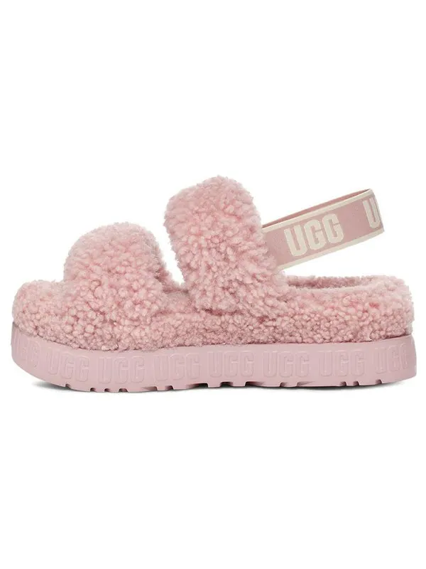 Сандалии oh fluffita 'rose grey' Ugg — изображение 2 из 4, розовый серый