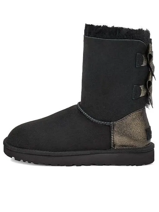 Ботинки зимние UGG Bailey Bow Glitz — изображение 1 из 4, черный