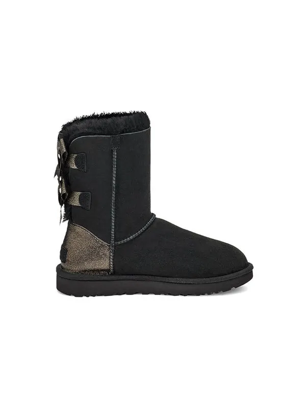 Ботинки зимние UGG Bailey Bow Glitz — изображение 3 из 4, черный