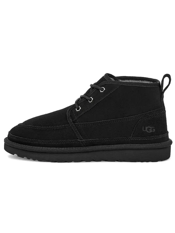 Зимние ботинки мужские Ugg с меховой подкладкой — изображение 2 из 4, черный