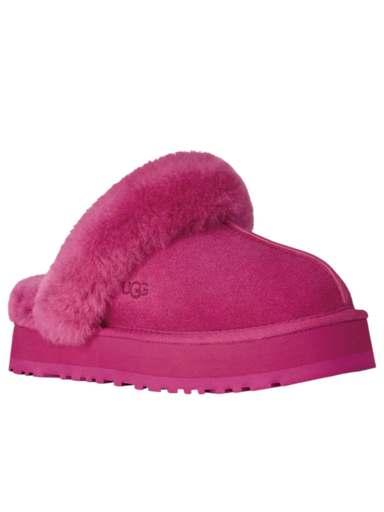 (WMNS) UGG Disquette-Mules 'Deep Peony' — изображение 2 из 5, глубокий/розовый