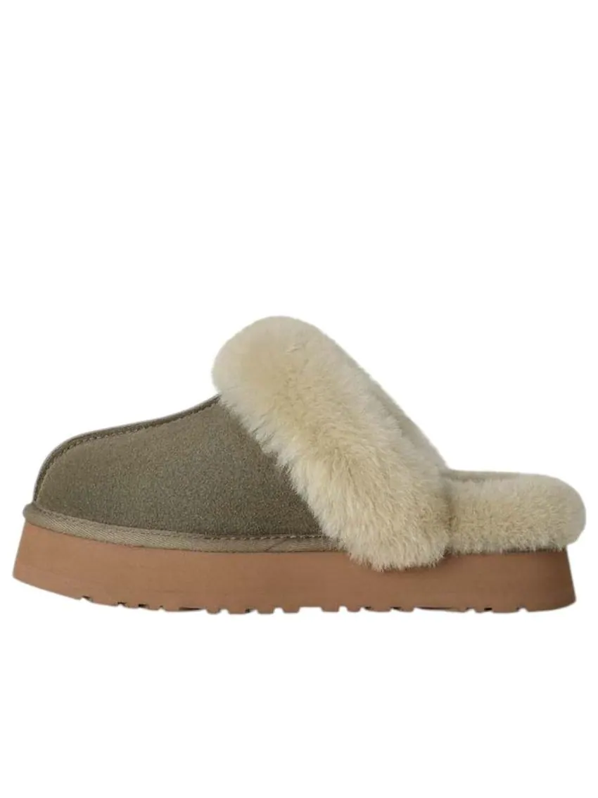 (WMNS) Тапочки UGG Disquette — изображение 1 из 5, зеленый