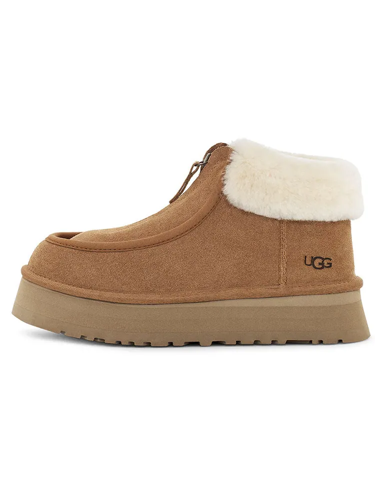 Угги (WMNS) UGG Funkette Boot 'Chestnut' — изображение 2 из 7, коричневый