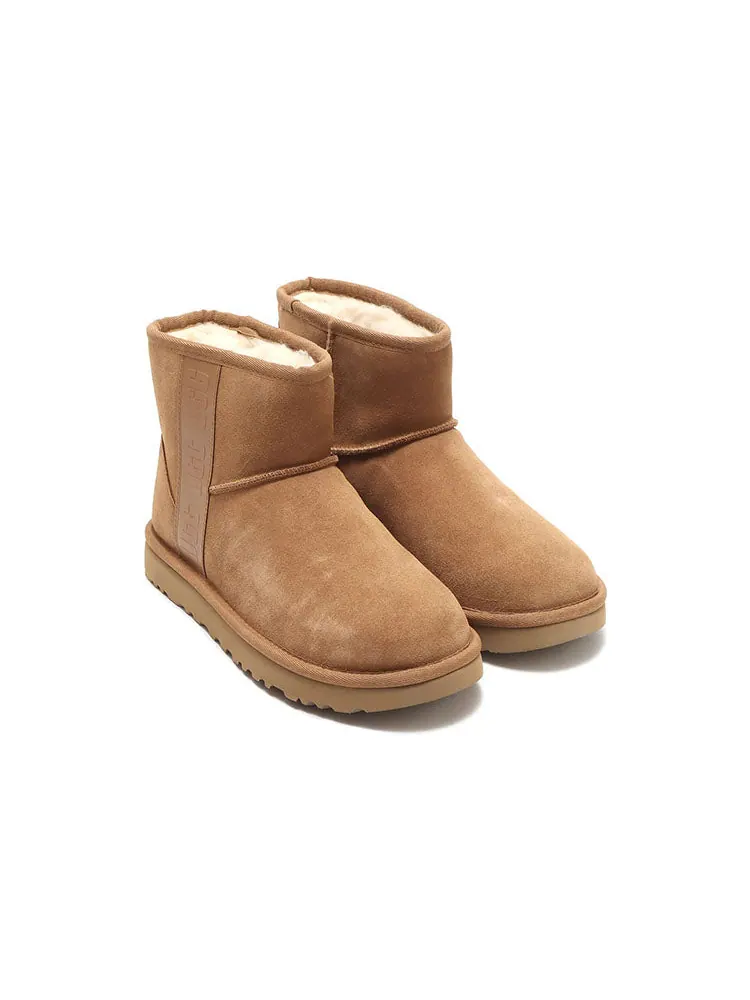 Ботинки зимние UGG WMNS Logo — изображение 3 из 6, коричневый