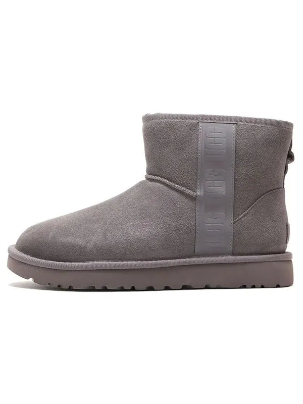 Ботинки UGG с маленьким боковым логотипом — изображение 2 из 4, серый