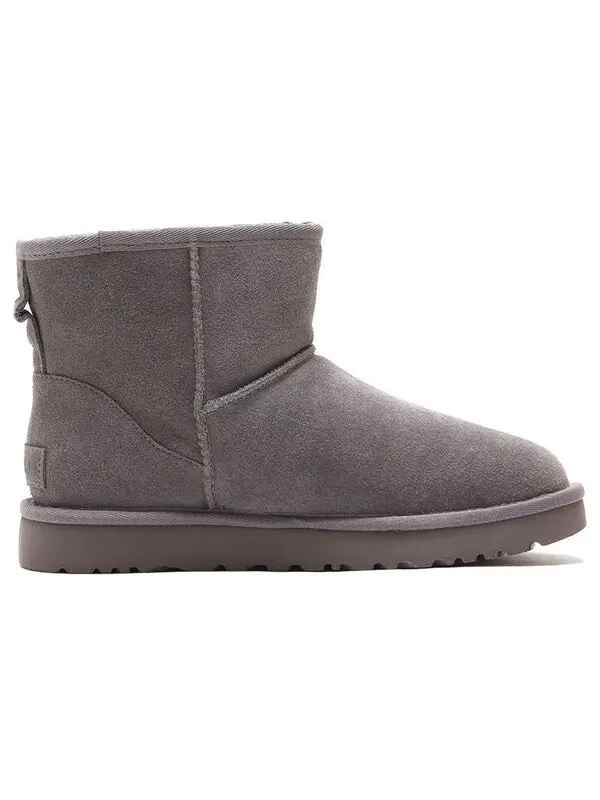Ботинки UGG с маленьким боковым логотипом — изображение 3 из 4, серый
