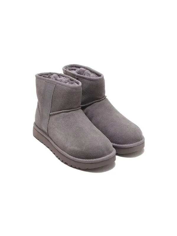 Ботинки UGG с маленьким боковым логотипом — изображение 4 из 4, серый