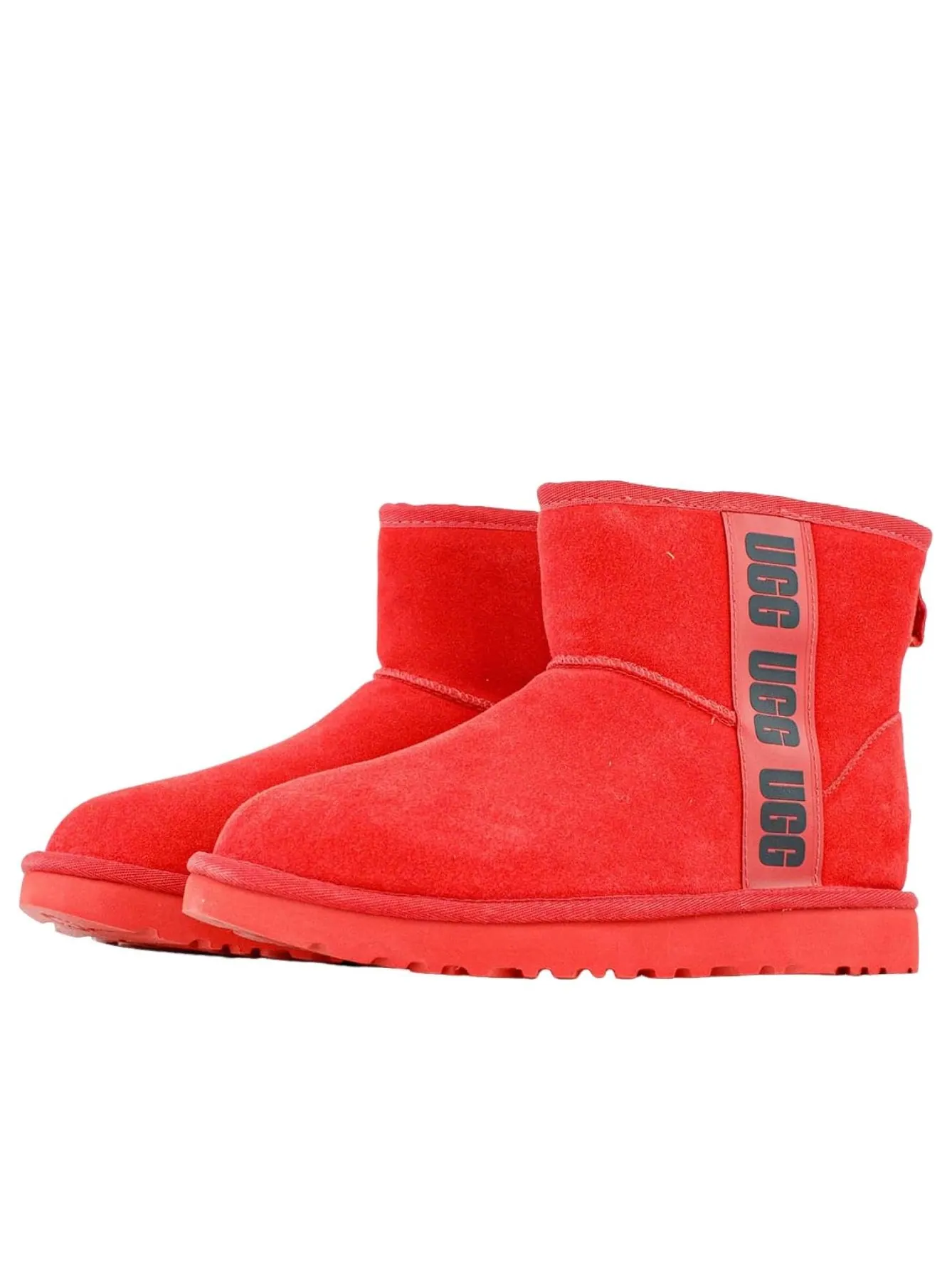 (WMNS) Классические мини-сапоги UGG с боковым логотипом, цвет «Самба — изображение 2 из 4