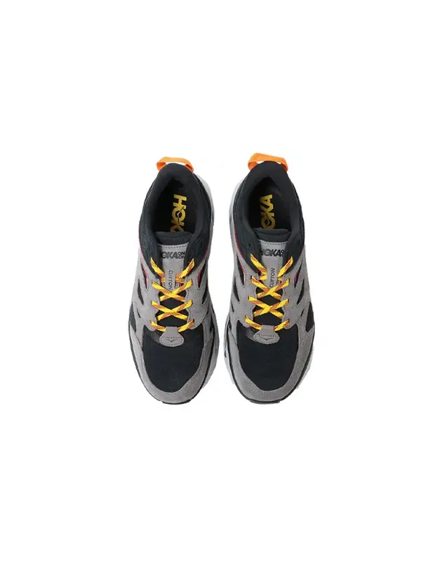 Кроссовки clifton l suede 'black lunar rock' Hoka One One — изображение 3 из 4, черный