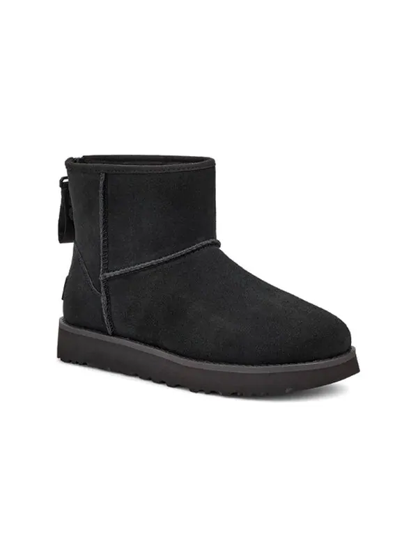 Ботинки зимние UGG с логотипом на молнии — изображение 4 из 4, черный
