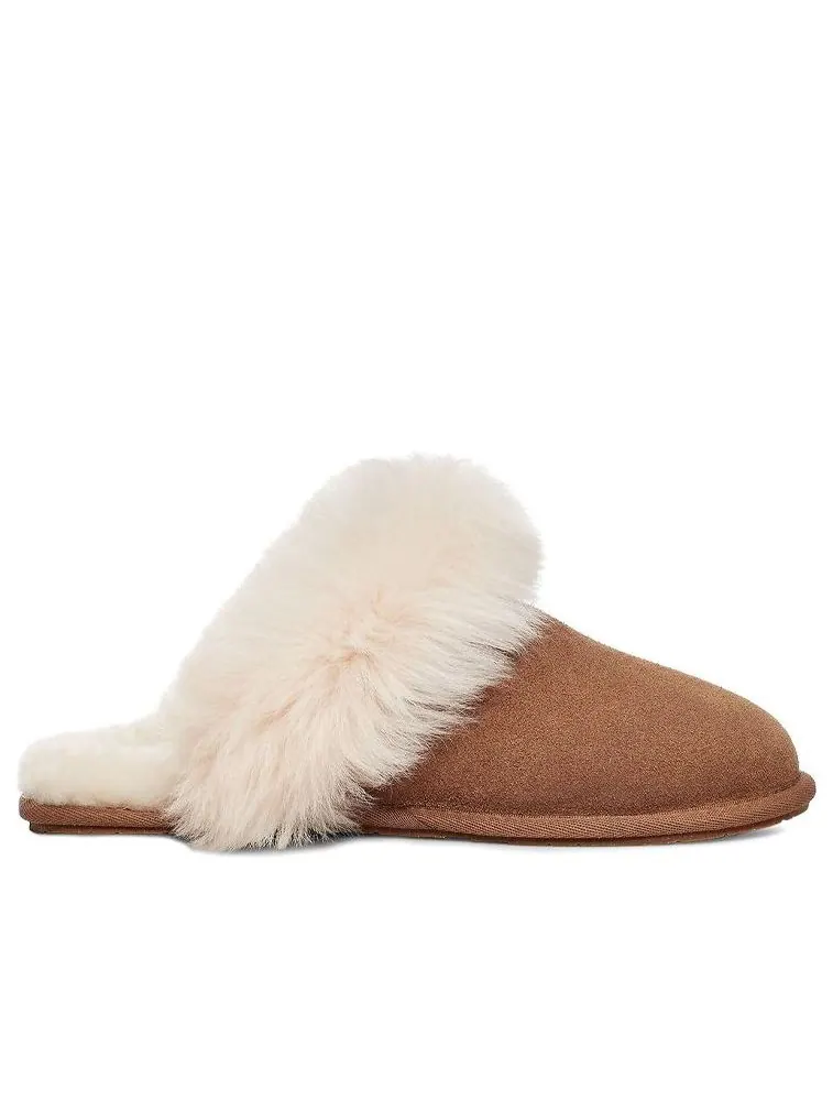(WMNS) Тапочки UGG Scuff Sis 'Каштан' — изображение 3 из 7, орех