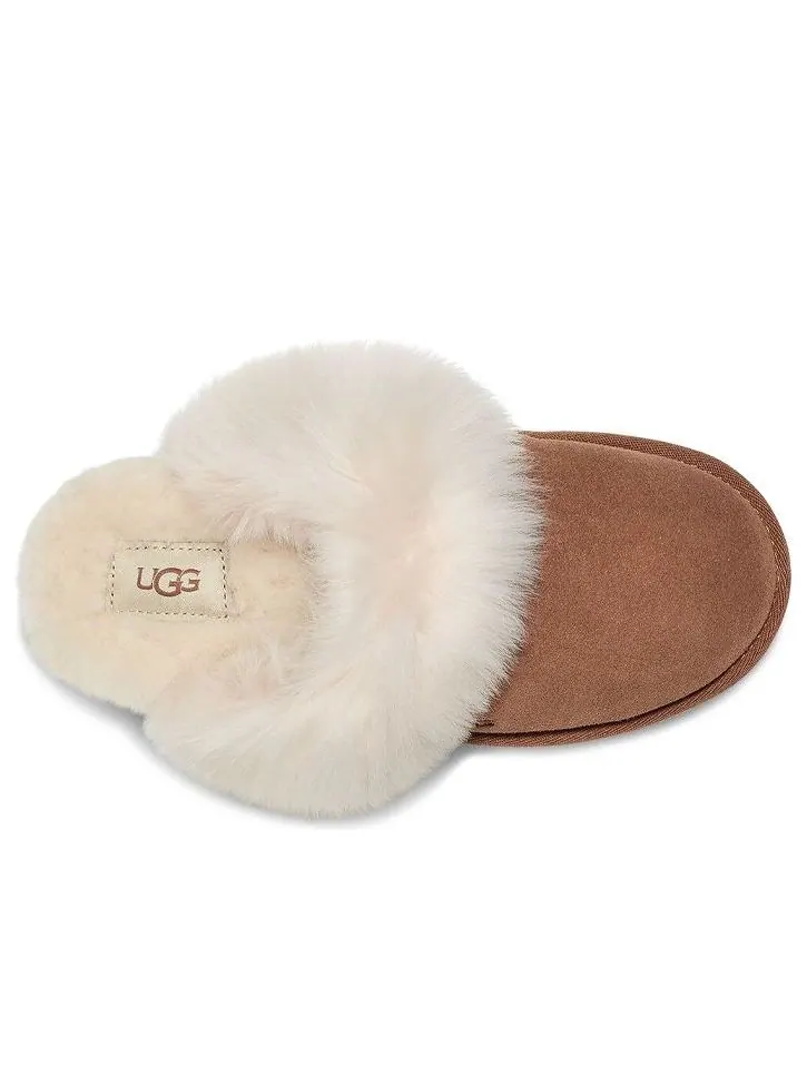 (WMNS) Тапочки UGG Scuff Sis 'Каштан' — изображение 5 из 7, орех