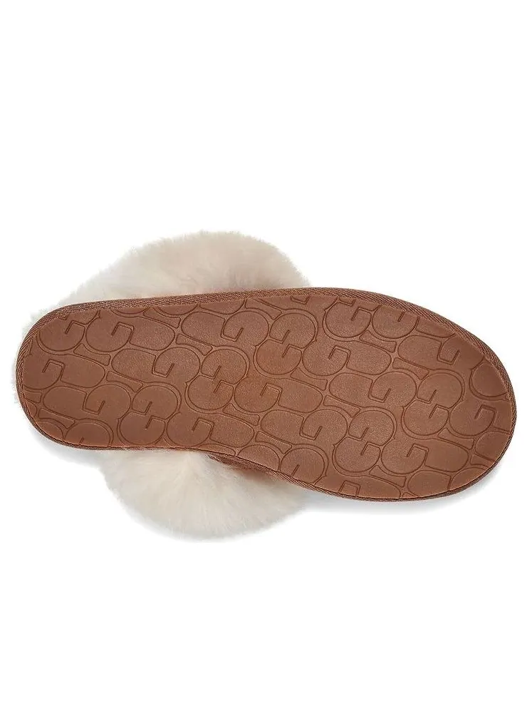 (WMNS) Тапочки UGG Scuff Sis 'Каштан' — изображение 7 из 7, орех