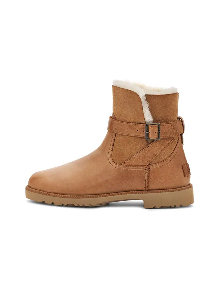 Угги (WMNS) UGG Romely Buckle Boot 'Chestnut' — изображение 2 из 7, коричневый