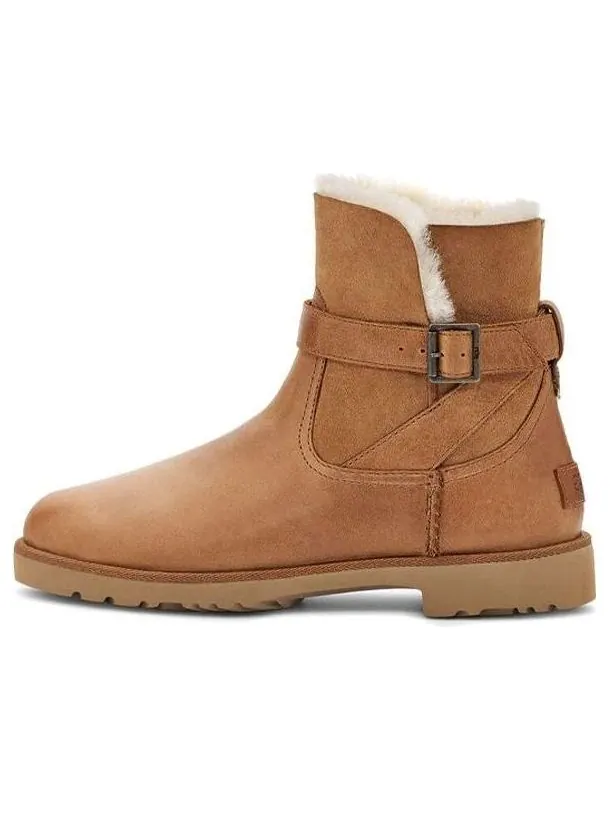 (WMNS) Сапоги UGG Romely с пряжкой — изображение 1 из 7, орех