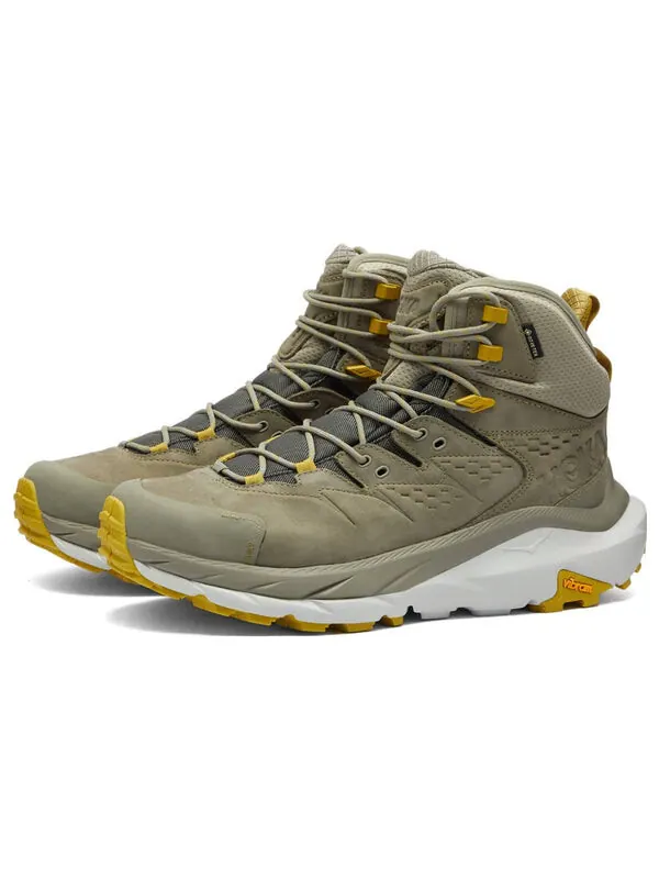 Кроссовки kaha 2 gtx 'olive haze mercury' Hoka One One — изображение 2 из 4, оливковый зеленый