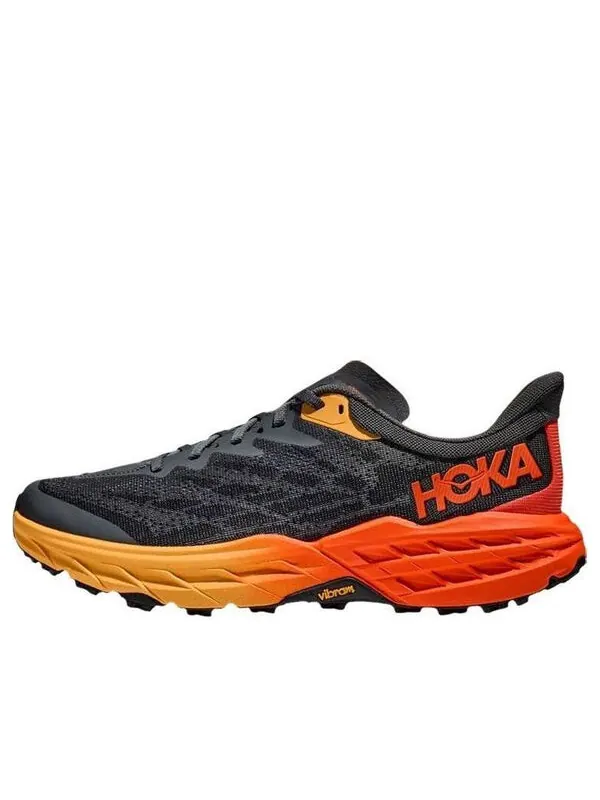 Кроссовки speedgoat 5 'dark grey orange' Hoka One One — изображение 1 из 4, темный серый/оранжевый
