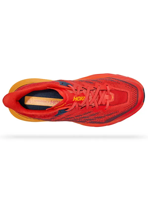 Кроссовки speedgoat 5 'fiesta red radiant yellow' Hoka One One — изображение 4 из 4, красный/желтый