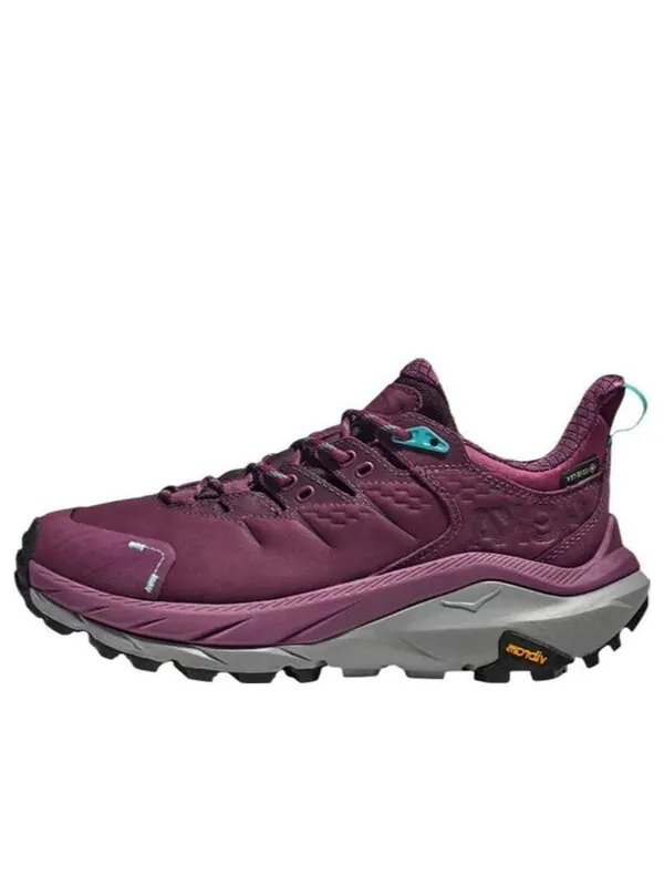 Кроссовки kaha 2 low gore-tex 'grape wine' Hoka One One — изображение 1 из 4, фиолетовый/серый