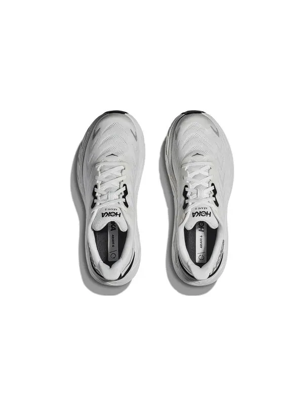 Кроссовки arahi 6 2e wide 'champagne white' Hoka One One — изображение 4 из 4, белый/металлик серый