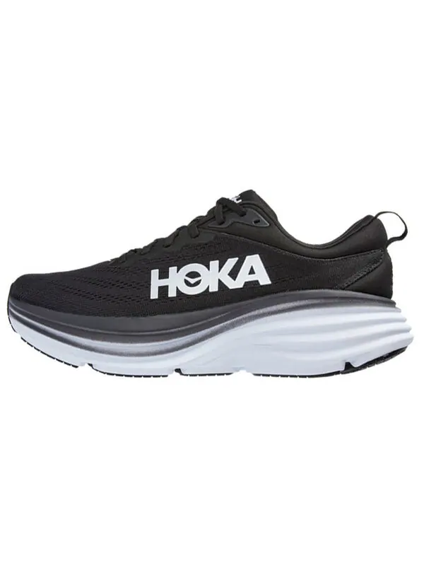 Кроссовки bondi 8 'black white' Hoka One One — изображение 2 из 4, черный/белый