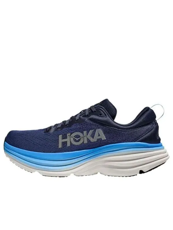 Кроссовки bondi 8 'outer space' Hoka One One — изображение 1 из 4, темно-синий/синий/белый