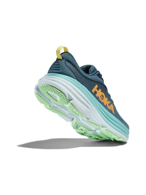 Кроссовки bondi 8 'real teal shadow' Hoka One One — изображение 2 из 4, серый