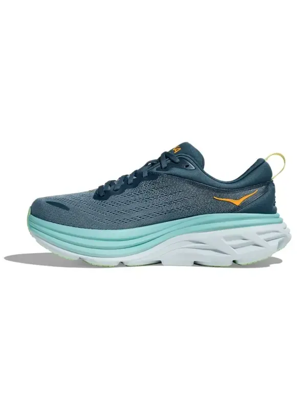 Кроссовки bondi 8 'real teal shadow' Hoka One One — изображение 3 из 4, серый