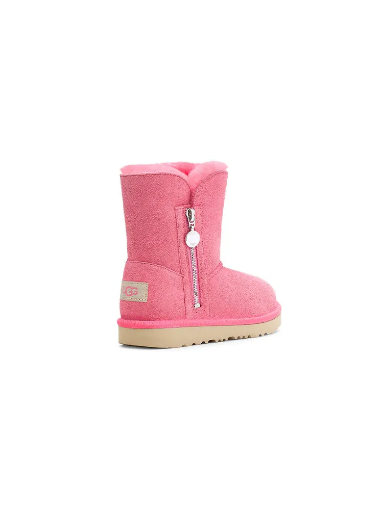 Зимние ботинки UGG Bailey Zip Short Pink — изображение 4 из 6, розовый