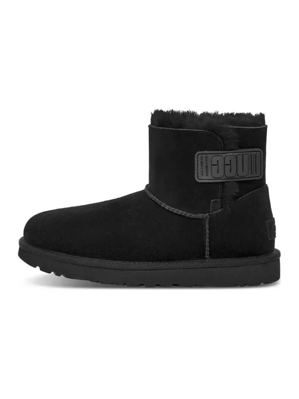 Кроссовки мини-ботинок Bailey с логотипом и ремешком Ugg — изображение 2 из 4, черный