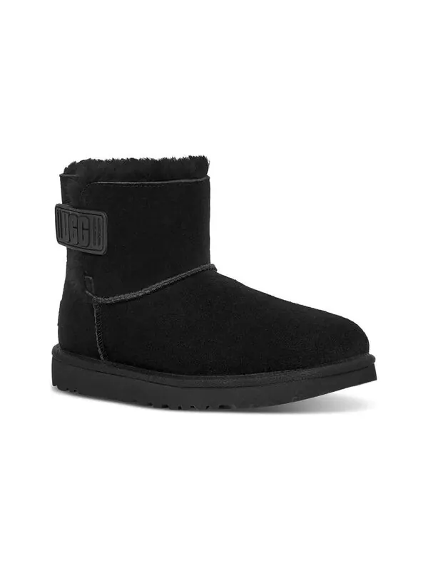 Кроссовки мини-ботинок Bailey с логотипом и ремешком Ugg — изображение 3 из 4, черный