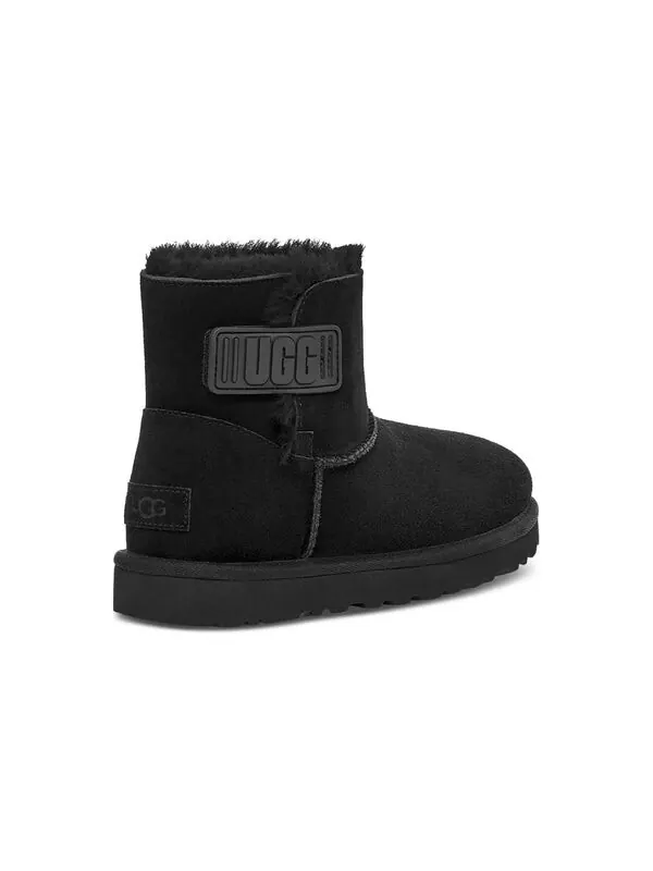 Кроссовки мини-ботинок Bailey с логотипом и ремешком Ugg — изображение 4 из 4, черный