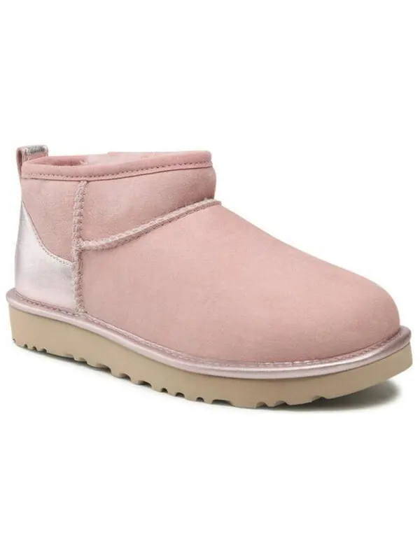 Кроссовки cassic ultra mini shine 'pink' Ugg — изображение 3 из 4, розовый