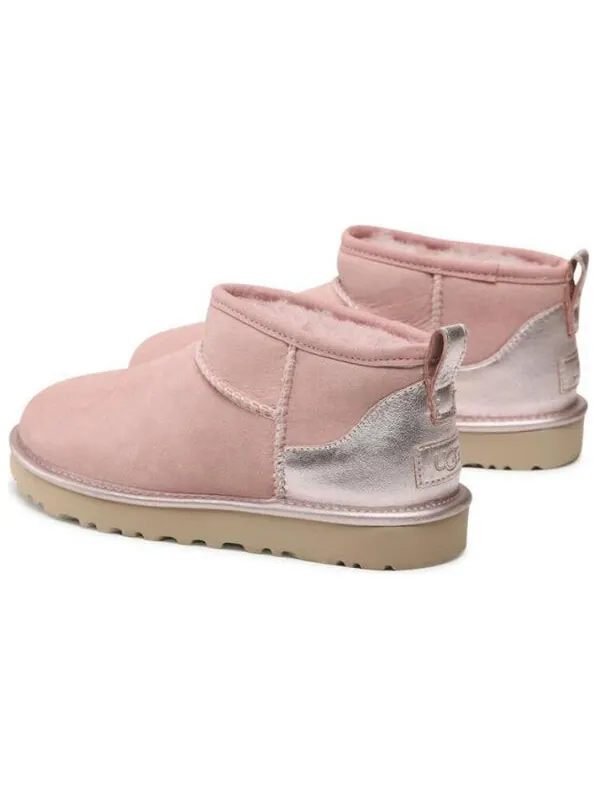 Кроссовки cassic ultra mini shine 'pink' Ugg — изображение 4 из 4, розовый